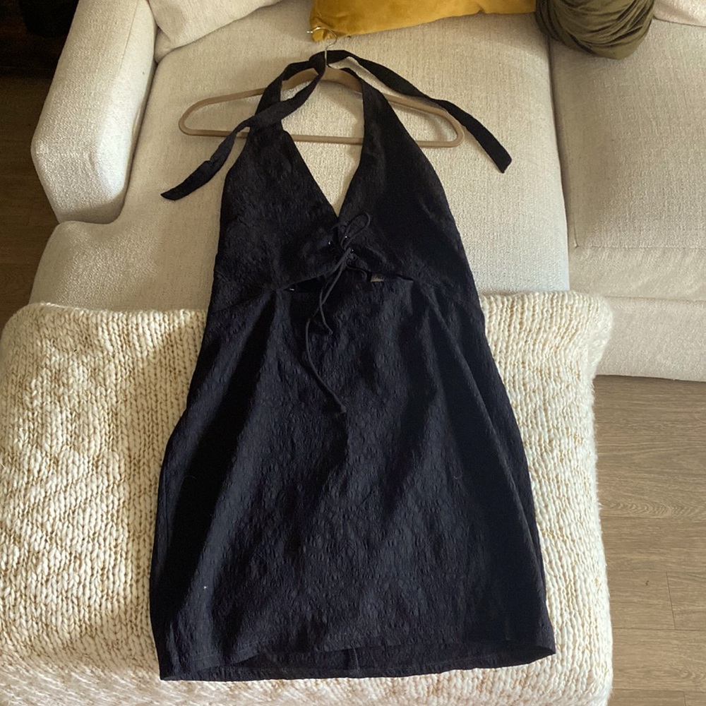 Sexy lace halter top dress!